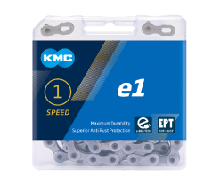 KMC e1 EPT singlespeed elsykkelkjede 130 ledd med rustbeskyttelse